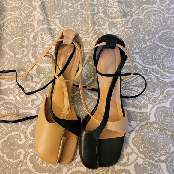 Azalea Wang Rosendo Tan And Black Wrap - Picture 3 of 7